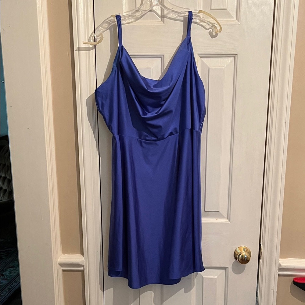 City Studio Blue Maxi Dress